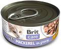 Brit Care Cat Adult Mackerel in gravy Mokra Karma dla kota op. 80g