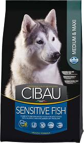 Farmina Cibau Adult Medium/Maxi Sensitive Fish Sucha Karma dla psa op. 12kg+2kg GRATIS