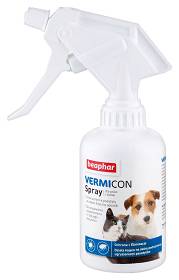 Beaphar Vermicon Spray na kleszcze i pchły dla psa i kota poj. 250ml