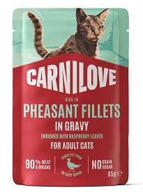 Carnilove Cat Adult Pheasant Fillets in Gravy Mokra Karma dla kota op. 85g