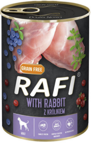 Rafi Dog Królik z borówką i żurawiną Mokra Karma dla psa op. 400g