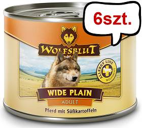 Wolfsblut Adult Wide Plain Mokra Karma dla psa op. 200g Pakiet 6szt.