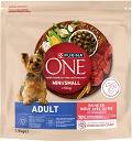 Purina ONE Dog Adult Mini/Small z Wołowiną Sucha Karma dla pas op. 1.5kg