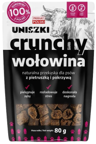 Uniszki Przysmak Crunchy wołowina dla psa op. 80g