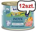Baltica Smaki Regionów Adult Mono Indyk Mokra karma dla kota op. 185g Pakiet 12szt.
