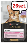 Pro Plan Cat Delicate Adult Indyk Mokra Karma dla kota op. 85g Pakiet 26szt.