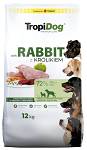 TropiDog Premium Adult Medium/Large Rabbit Sucha Karma dla psa op. 12kg