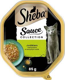 Sheba Sauce Speciale in Sauce Adult Królik z warzywami Mokra Karma dla kota op. 85g
