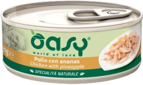 Oasy Natural Chicken with Pineapple Adult mokra karma dla kotów op. 70g