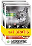 Pro Plan Cat Sterilised Wołowina Mokra Karma dla kota op. 85g Pakiet 4szt (3+1 GRATIS) 