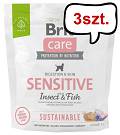 Brit Care Sustainable Adult Sensitive Insect&Fish Sucha Karma dla psa op. 1kg Pakiet 3szt. [3kg] Data ważności: 06.08.2024