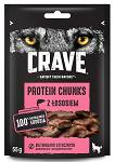 Crave Protein Chunks Przysmak z łososiem dla psa op. 55g