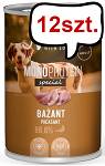 Nekko Monoprotein Special Adult Bażant Mokra Karma dla psa op. 400g Pakiet 12szt.