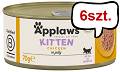 Applaws Natural Cat Food Kitten Kurczak Mokra Karma dla kociąt op. 70g Pakiet 6szt.