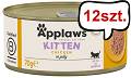 Applaws Natural Cat Food Kitten Kurczak Mokra Karma dla kociąt op. 70g Pakiet 12szt.