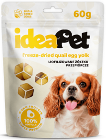 IdeaPet Przysmak Liofilizowane żółtka przepiórcze op. 60g