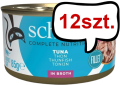 Schesir Adult Tuna in Broth Mokra Karma dla kota op. 85g Pakiet 12szt.