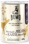 Bemo Nie bądź JELEŃ, w KASZĘ dmuchaj Mokra Karma dla psa op. 400g Pakiet 6szt.