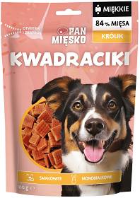 Pan Mięsko Kostki z królikiem Przysmak dla psa op. 100g