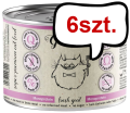 Gussto Fresh Wild Goat Mokra Karma dla kota op. 200g Pakiet 6szt.