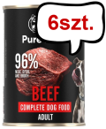 John Dog Pure Black Adult Beef Mokra Karma dla psa op. 400g Pakiet 6szt.