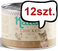 Katido Kurczak Bezzbożowa mokra karma dla kota op. 200g pakiet 12 szt.