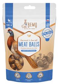 Bemo Meat Balls Turkey with Pheasant Przysmak dla psa op.180g