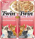 Inaba Ciao Twin Packs Tuna&Chicken Recipe Mokra Karma dla kota op. 2x40g + Inaba Ciao Churu 2x14g GRATIS