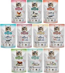 Ollo Cat Pakiet Degustacyjny Mokra Karma dla kota op. 10x85g