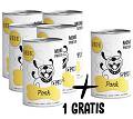 Paka Zwierzaka Pepe Wieprzowina Mokra karma dla psa op. 400g Pakiet 6szt. (5+1 GRATIS) WYPRZEDAŻ