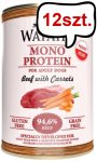 Wataha Mono Adult Beef&Carrots Mokra Karma dla psa op. 400g Pakiet 12szt.