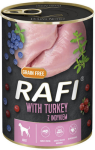 Rafi Dog Indyk z borówką i żurawiną Mokra Karma dla psa op. 400g