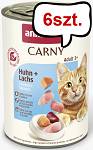 Animonda Carny Adult Kurczak i Łosoś Mokra Karma dla kota op. 400g Pakiet 6 szt.