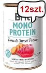 Brit Mono Protein Adult Tuna&Sweet Potato Mokra Karma dla psa op. 400g Pakiet 12szt.