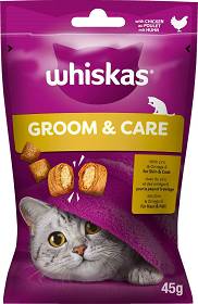 Whiskas Przysmak Groom&Care Zdrowy Blask dla kota op. 45g