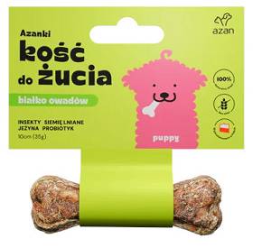 Azan Kość do żucia Azanki Puppy z białkiem owadów op. 35g