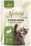 Nekko Daily Adult z królikiem w sosie Mokra Karma dla kota op. 85g