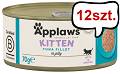 Applaws Natural Cat Food Kitten Tuńczyk Mokra Karma dla kociąt op. 70g Pakiet 12szt.