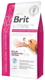 Brit Veterinary Diet Hypoallergenic Hydrolized Protein Sucha Karma dla psa op. 12kg
