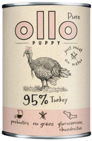 Ollo Puppy Pure Turkey Mokra Karma dla szczeniąt op. 400g