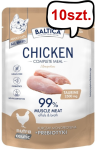 Baltica Nutraceutic Adult Mono Kurczak Mokra karma dla kota op. 100g SASZETKA Pakiet 10szt.
