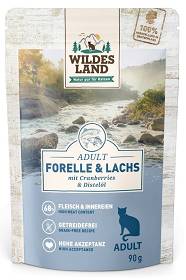 Wildes Land Classic Adult Pstrąg i łosoś Mokra karma dla kota op. 90g