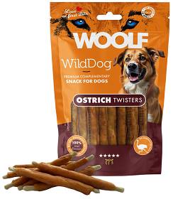 Woolf WildDog Przysmak Ostrich Twisters dla psa op. 100g