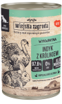 Wiejska Zagroda Adult Indyk z królikiem Mokra Karma dla psa op. 400g