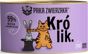 Paka Zwierzaka Królik Mokra karma dla kota op. 200g