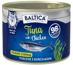 Baltica Excellent Adult Tuna&Chicken Mokra karma dla kota op. 185g