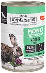 Wiejska Zagroda Monoproteinowa Królik Mokra Karma dla psa op. 400g