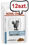 Royal Canin Vet Sensitivity Control Mokra Karma dla kota op. 85g Pakiet 12szt.