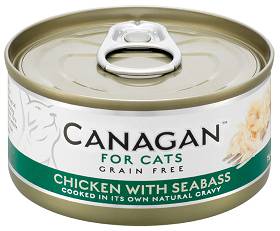 Canagan For Cats Chicken with Seabass Mokra Karma dla kota op. 75g