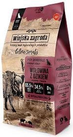 Wiejska Zagroda Leśne Smaki Wołowina z dzikiem Sucha Karma dla psa op. 9kg